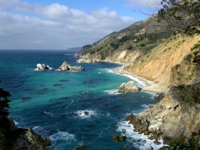 An incredible view in Big Sur, California