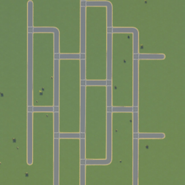 cities skylines efficient road layout